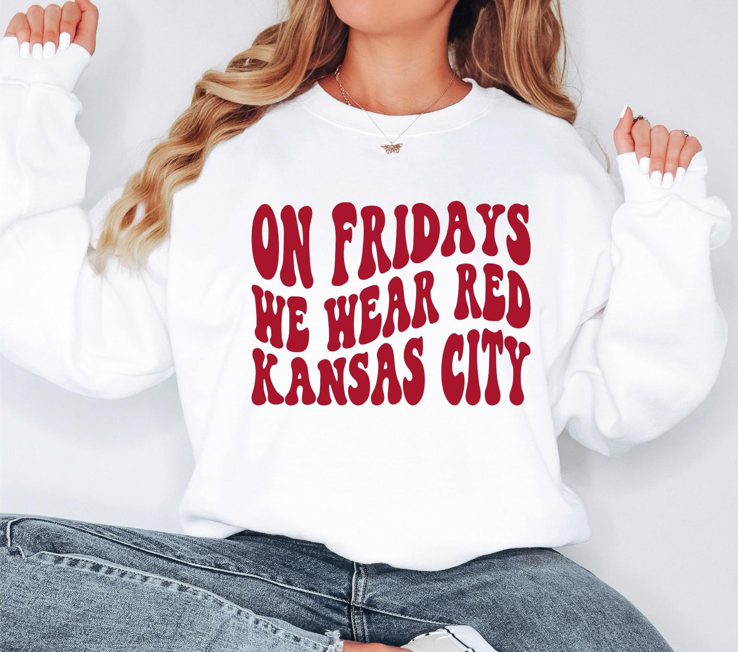On Fridays We Wear Red Kansas City- Red