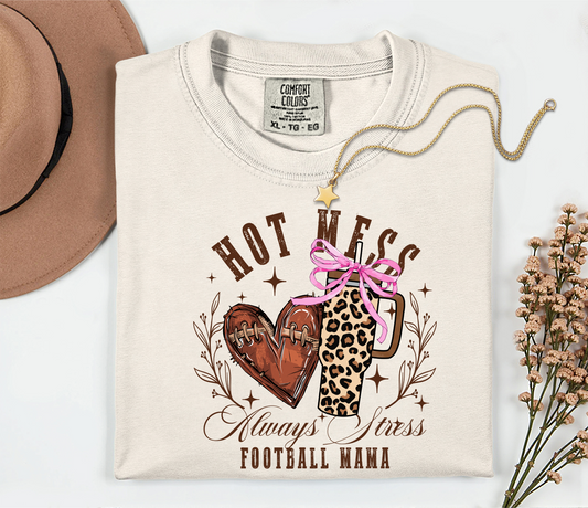 Hot Mess Football Mama