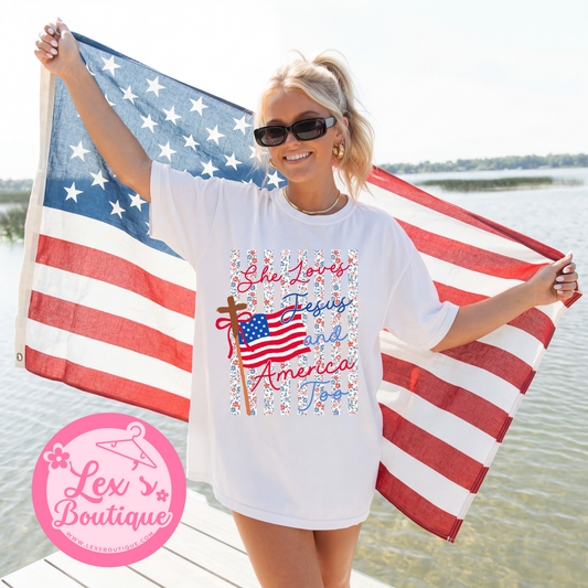 She Loves Jesus and America Too