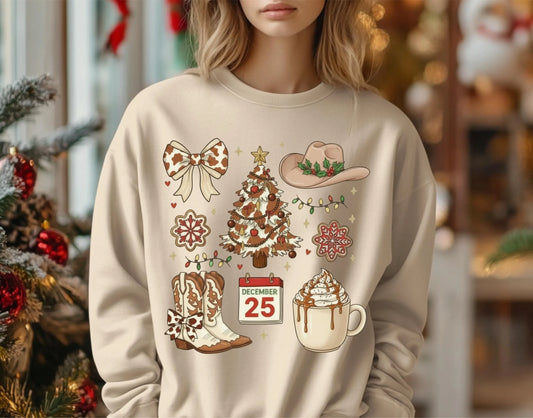 Cow Print Christmas