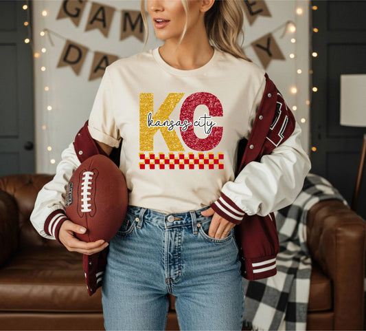 KC Red and Yellow Glitter