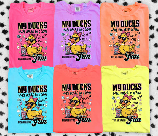 My Ducks May Not Be In A Row