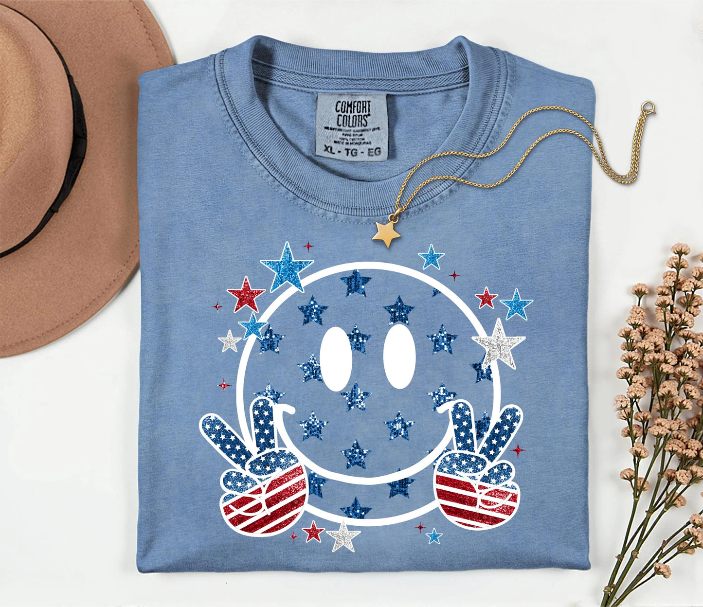 USA Smiley Face